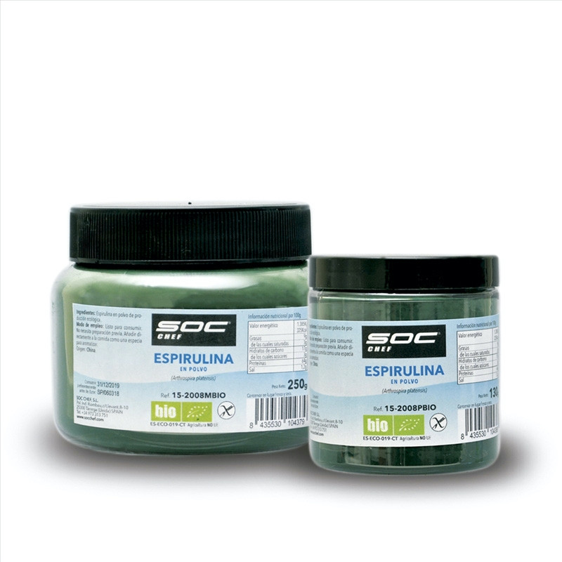 ALGA ESPIRULINA EN POLVO ECO BOTE 12/60gr.